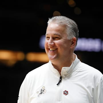 Purdue Boilermakers head coach Matt Painter smiles 