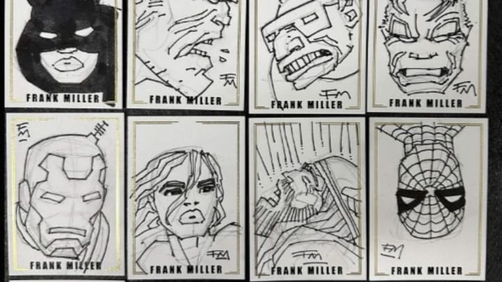 Artist Frank Miller's 1/1 Sketch Cards To Be Featured In