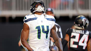 DK Metcalf of the Seattle Seahawks