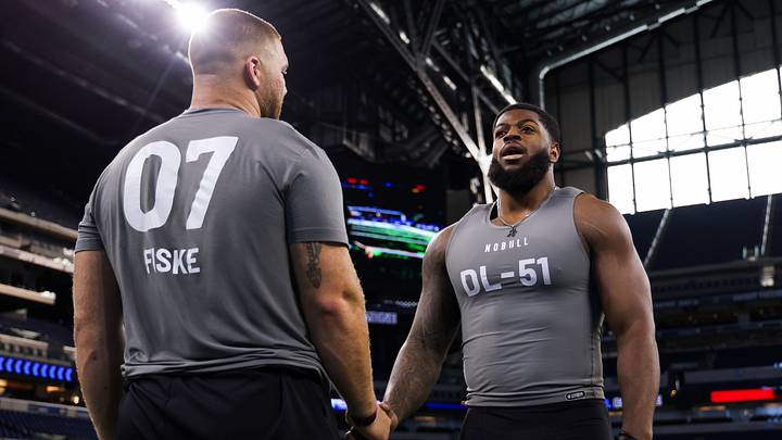 NFL Combine, LA Rams, Braden Fiske, Jared Verse