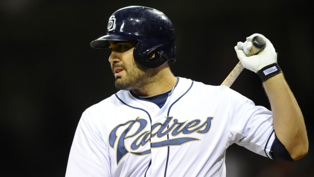 San Diego Padres left fielder Carlos Quentin 