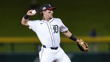 Detroit Tigers shortstop Kevin McGonigle during the Arizona Fall League Fall Stars Game at Sloan Park.