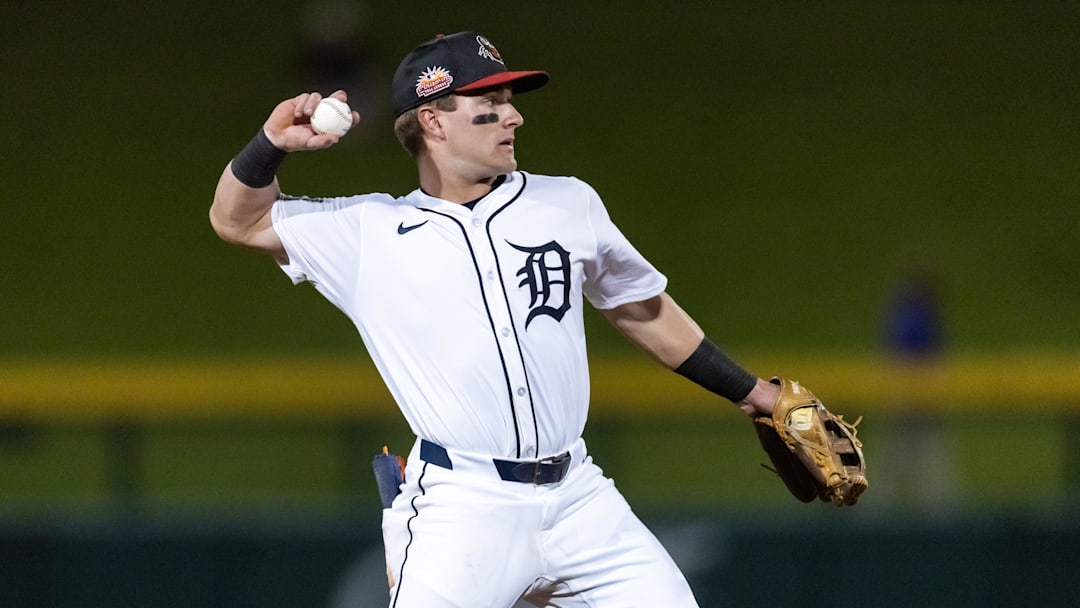 Detroit Tigers shortstop Kevin McGonigle during the Arizona Fall League Fall Stars Game at Sloan Park. 