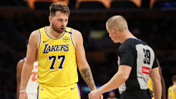 Nothing to see here, just another productive conversation between Luka and a referee