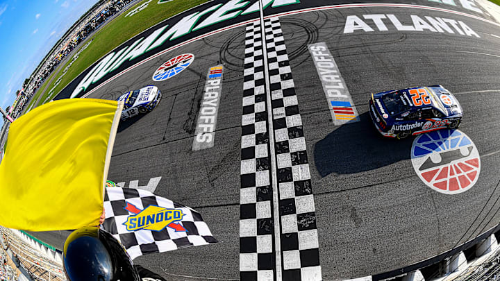 Joey Logano, Ryan Blaney, Team Penske, Quaker State 400, Atlanta Motor Speedway, NASCAR