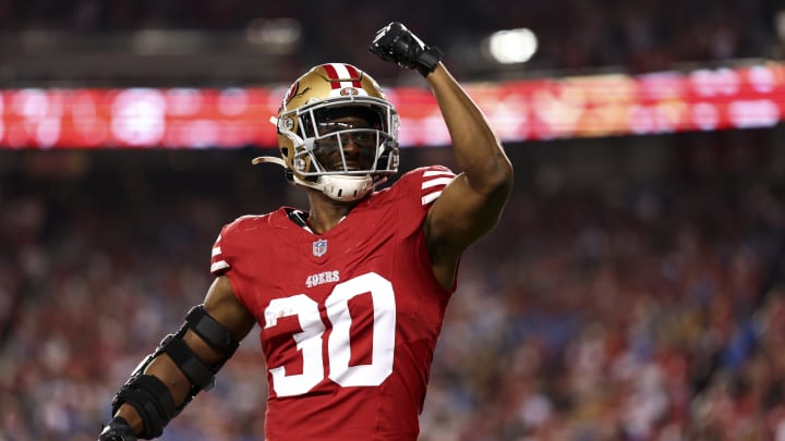 San Francisco 49ers safety George Odum (30)