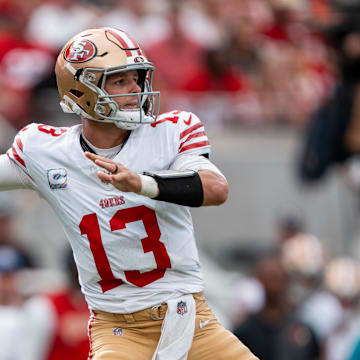 San Francisco 49ers quarterback Brock Purdy.