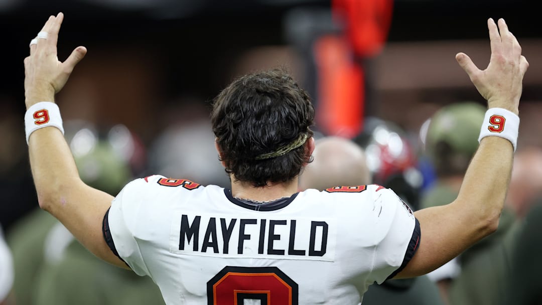 Tampa Bay Buccaneers QB Baker Mayfield sent a perfect message to the team after a 23-3 win over the Saints in Week 8.