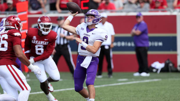 Western Carolina quarterback Cole Gonzales