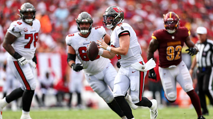 Tampa Bay Buccaneers quarterback Baker Mayfield praised new offensive coordinator Liam Coen after a 37-20 win over the Washington Commanders.