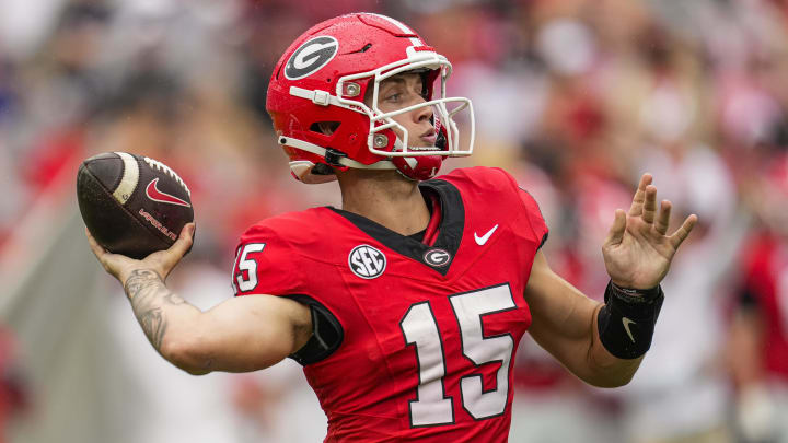 Georgia and Ohio State sit atop the AP top 25 preseason college football rankings looking ahead to a historic 2024 kickoff.