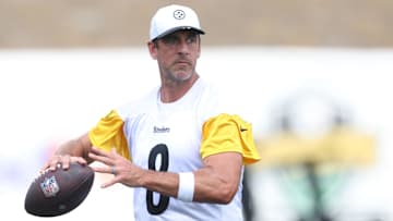 Former NY Jets quarterback Aaron Rodgers