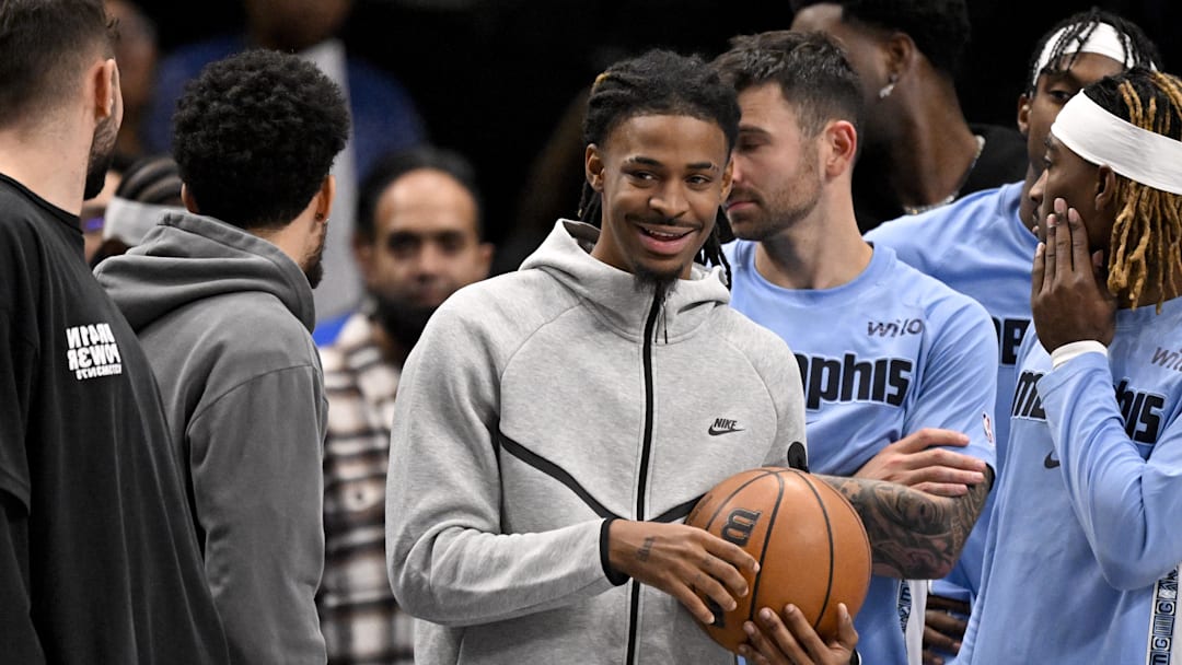 Memphis Grizzlies guard Ja Morant continues to heal from a calf strain that has kept him out for weeks, but a return is getting closer, sparking potential trade rumors as his future could lie elsewhere.