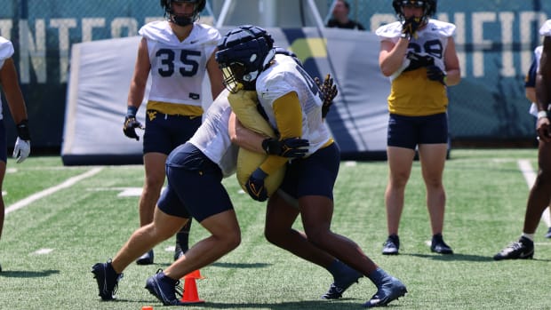 WVU Football 2024 fall camp day 12.