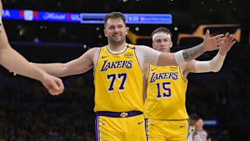 Luka Doncic, Austin Reaves, Los Angeles Lakers