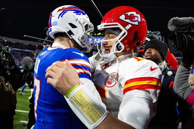 Josh Allen and Patrick Mahomes