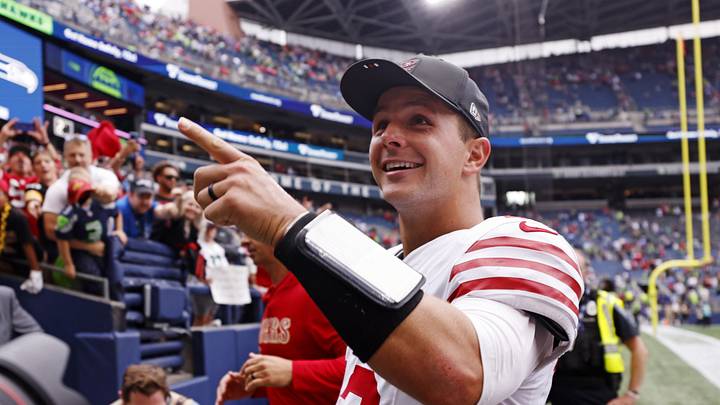 San Francisco 49ers quarterback Brock Purdy (13)