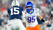 Boise State Broncos defensive lineman Max Stege.