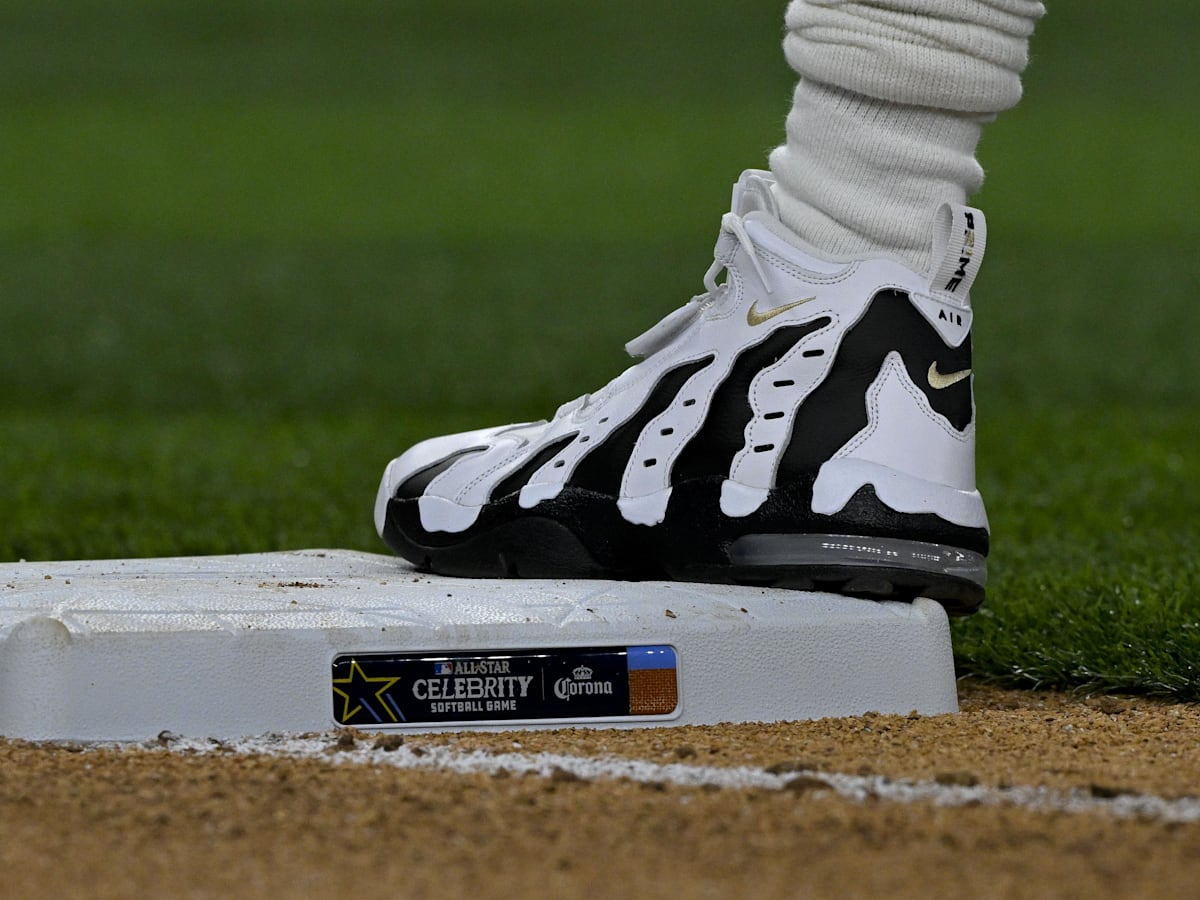Deion sanders shoes blue and white clearance