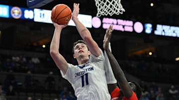 Creighton won their opening game behind Kalkbrenner's performance