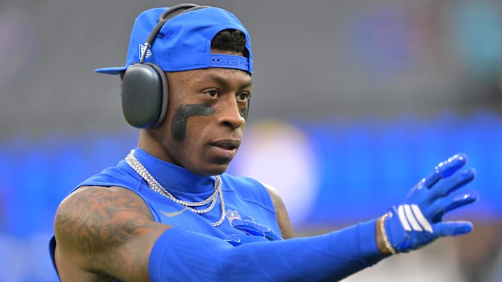 Los Angeles Rams cornerback Emmanuel Forbes Jr. (1). Mandatory Credit: Jayne Kamin-Oncea-Imagn Images