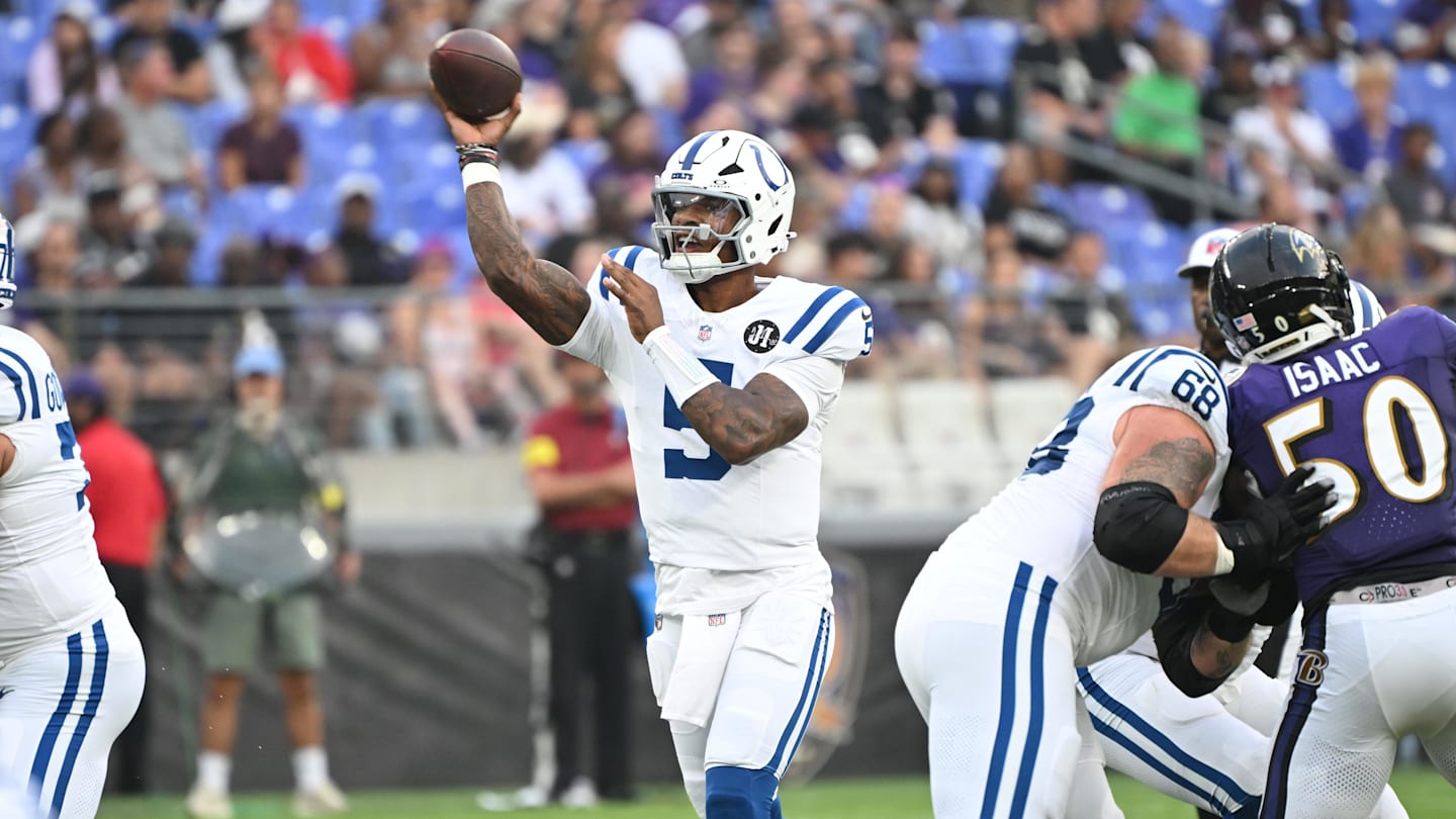 Colts Face QB Uncertainty After Richardson Injury, Jones Struggles