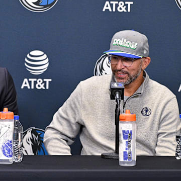 Mavericks forward Cooper Flagg has already had some impressive highlights just one half into his first NBA Summer League game, and his new coach Jason Kidd is impressed.