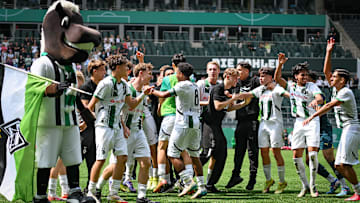 Die Gladbacher U17 nach dem Gewinn der deutschen Meisterschaft