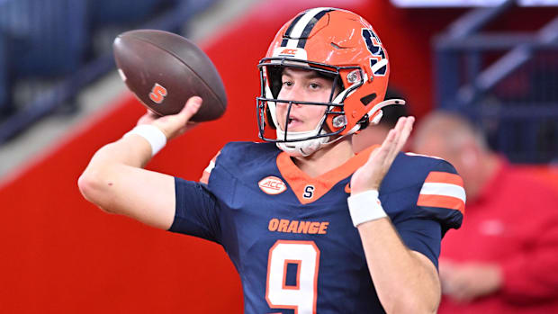 Syracuse Orange quarterback Steve Angeli