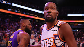LeBron James, Los Angeles Lakers and Kevin Durant, Phoenix Suns