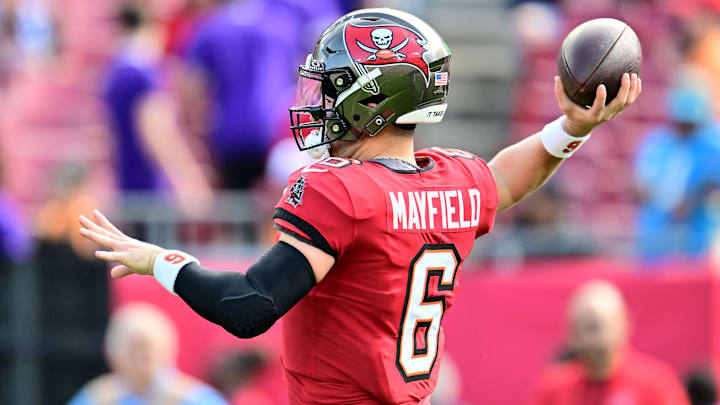 Baker Mayfield and the Tampa Bay Buccaneers will take on the Carolina Panthers in Week 17.