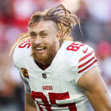 George Kittle can still use smelling salts.