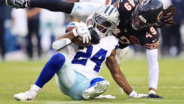 Former Penn State football and current Dallas Cowboys running back Miles Sanders