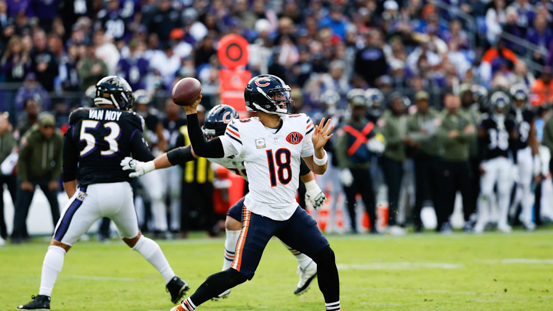 Chicago Bears quarterback Caleb Williams