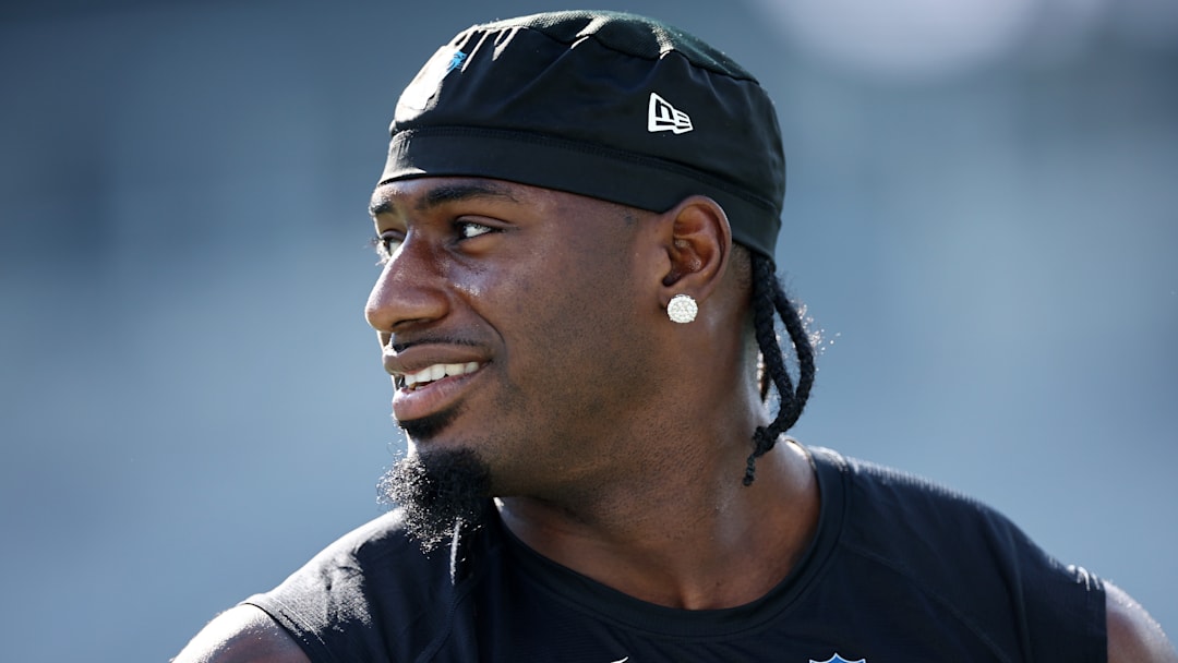 Carolina Panthers wide receiver Xavier Legette 