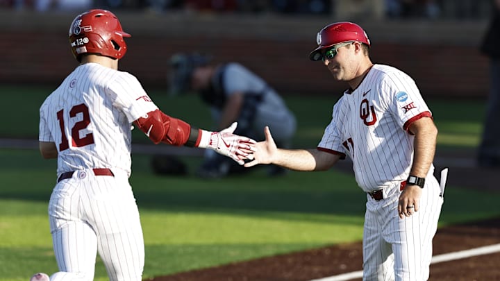 Oklahoma Sooners outfielder Bryce Madron 