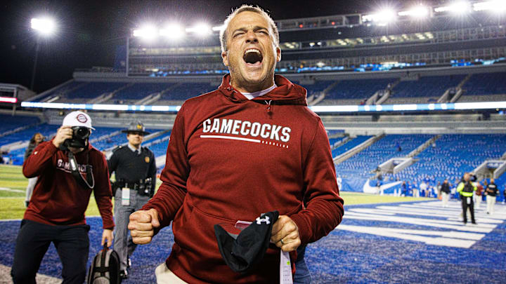 South Carolina football coach Shane Beamer is no stranger to beating the Kentucky Wildcats, winning 3 in a row in the series