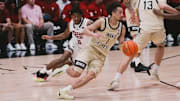 Wake Forest guard Nate Calmese against Texas Tech