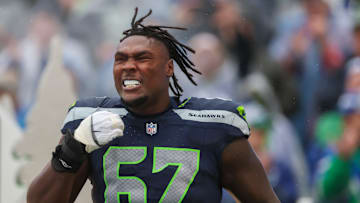 Charles Cross of the Seattle Seahawks