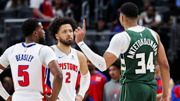 Milwaukee Bucks v Detroit Pistons