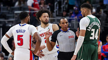 Milwaukee Bucks v Detroit Pistons