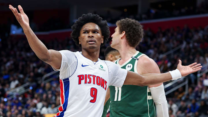 Milwaukee Bucks v Detroit Pistons