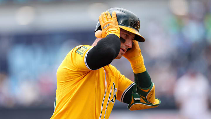 Brent Rooker has an advantageous matchup against Fuentes and the Braves at Sutter Health on Tuesday.