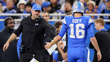 Detroit Lions HC Dan Campbell, QB Jared Goff
