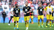 Die Enttäuschung war den BVB-Spielern nach der Pleite in Leipzig anzumerken