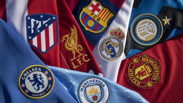 The Club Badges of Manchester City and Tottenham Hotspur