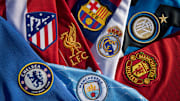 The Club Badges of Manchester City and Tottenham Hotspur