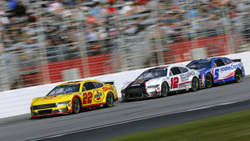 Joey Logano and Ryan Blaney, Team Penske, Kyle Larson, Hendrick Motorsports, NASCAR
