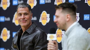 Los Angeles Lakers Introduce Luka Doncic, Maxi Kleber & Markieff Morris