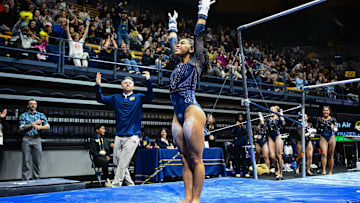eMjae Frazier competing for the Cal Golden Bears